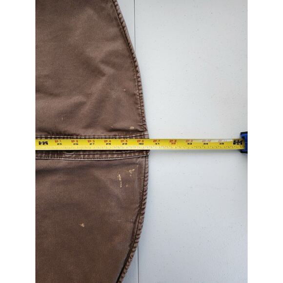 CC Filson Jack Shirt Jacket C.C. Brown Black Cotton Nylon Heavy Thrashed - Picture 5 of 11